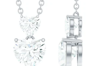 Rosec Jewels Double Heart Moissanite Necklace Review – Romantic Luxury Jewelry for Women