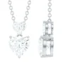Rosec Jewels Double Heart Moissanite Necklace Review – Romantic Luxury Jewelry for Women